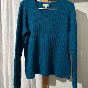 St. John's Bay Blue V-Neck Sweater